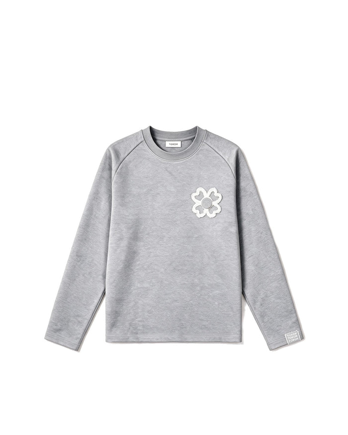 Longsleeve Iconique — Gris Cendré