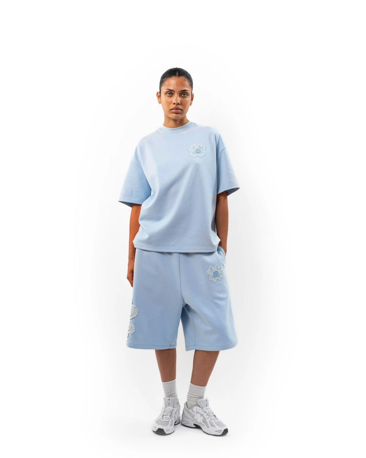 T-shirt Signature — Bleu Riviera