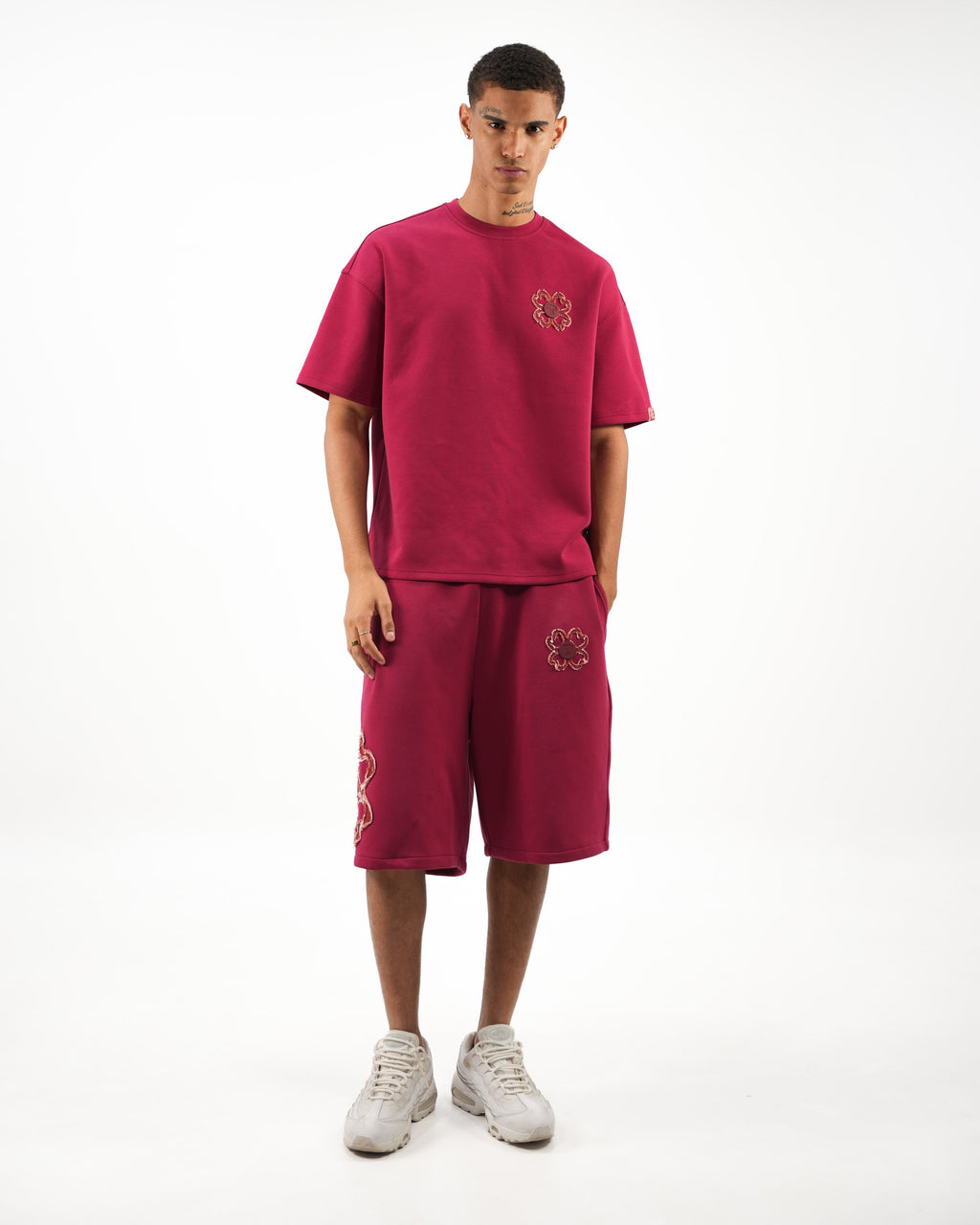 T-shirt Signature — Bordeaux Obscur