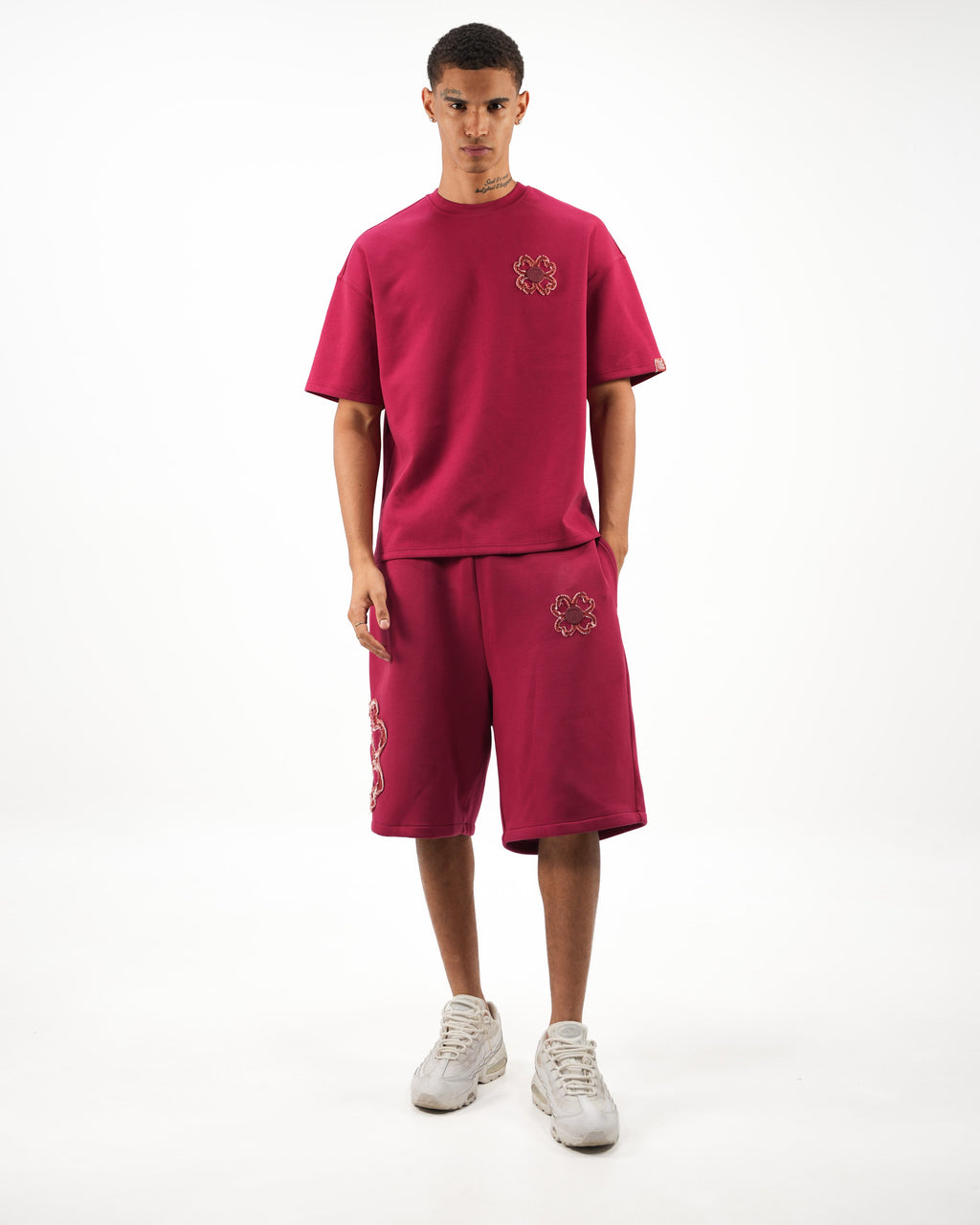 T-shirt Signature — Bordeaux Obscur